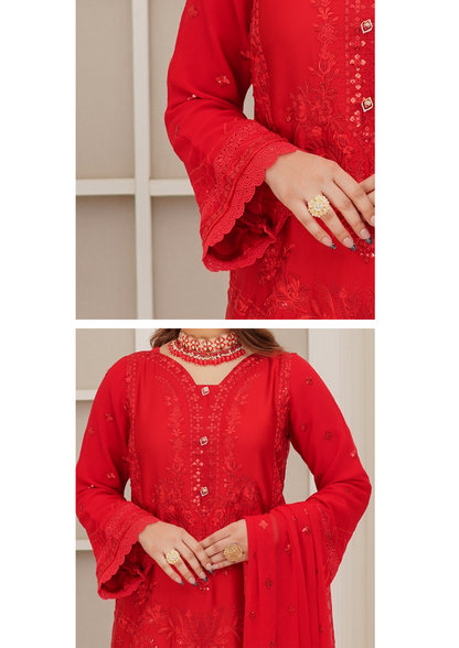 Agha Noor Silk Ready to Wear Collection Nov-2025 | Red