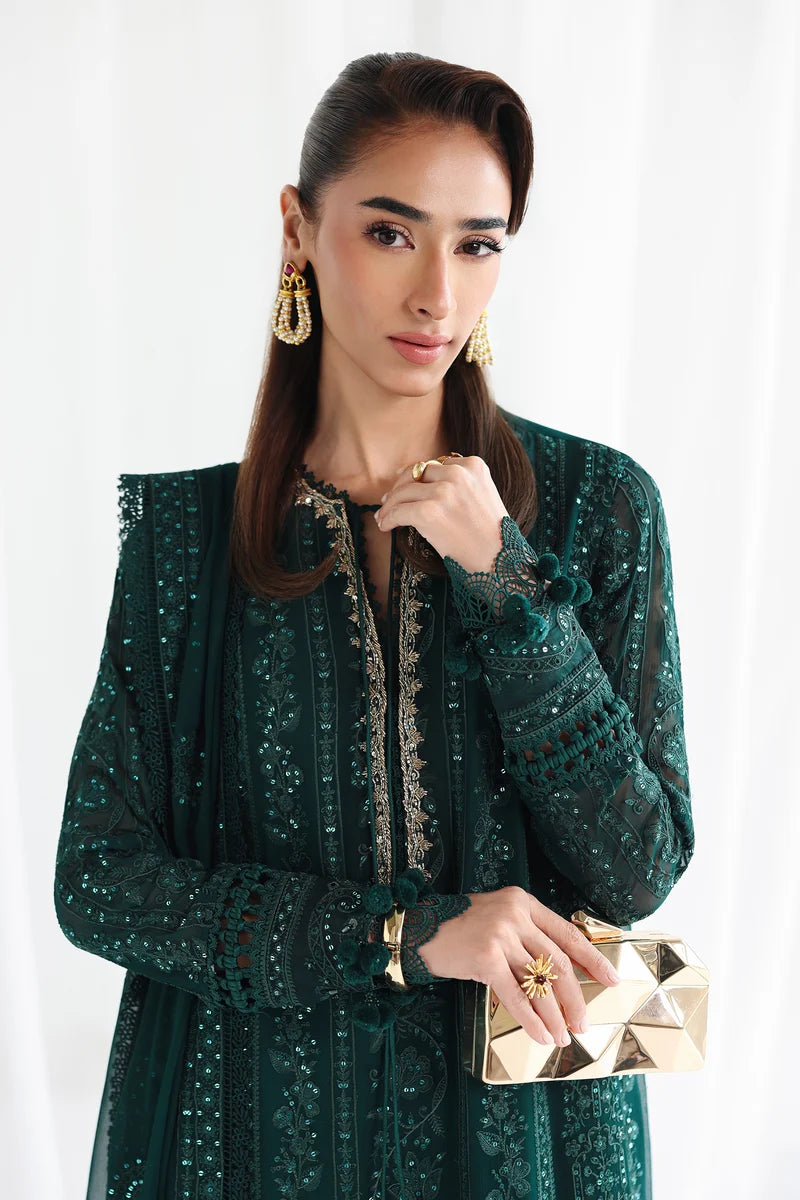 Qalamkar Luxury Chiffon Unstitched Collection | QCC-05 JANAAN