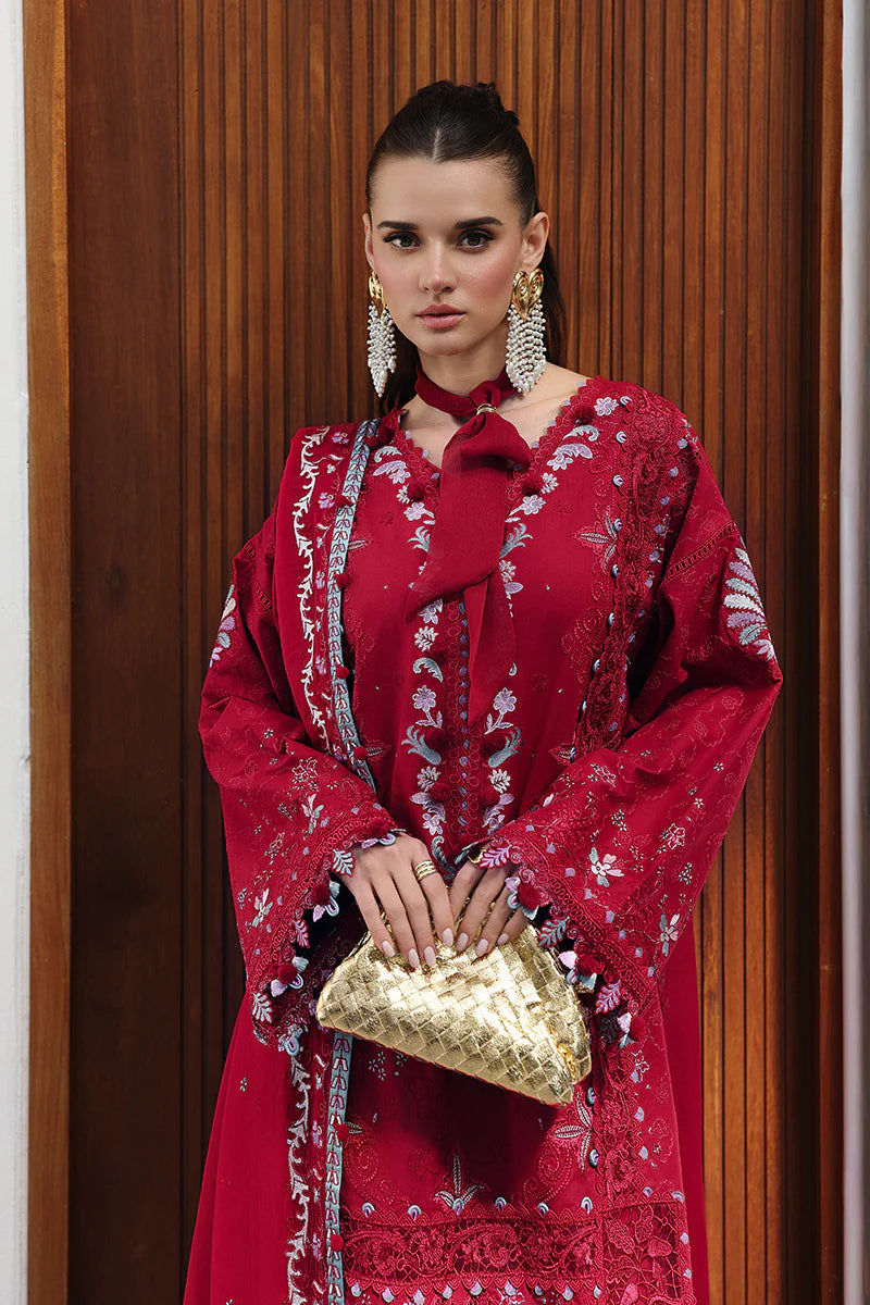 Qalamkar Chikankari Eid Edit Unstitched Collection 2026 | RUBY - Mirha Fashion