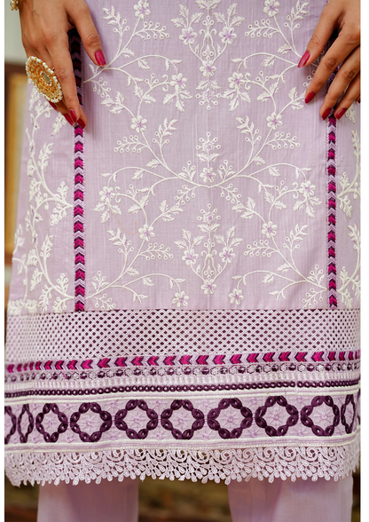 Agha Noor Cotton Ready To Wear Collection Ronak 2025 | Lavender