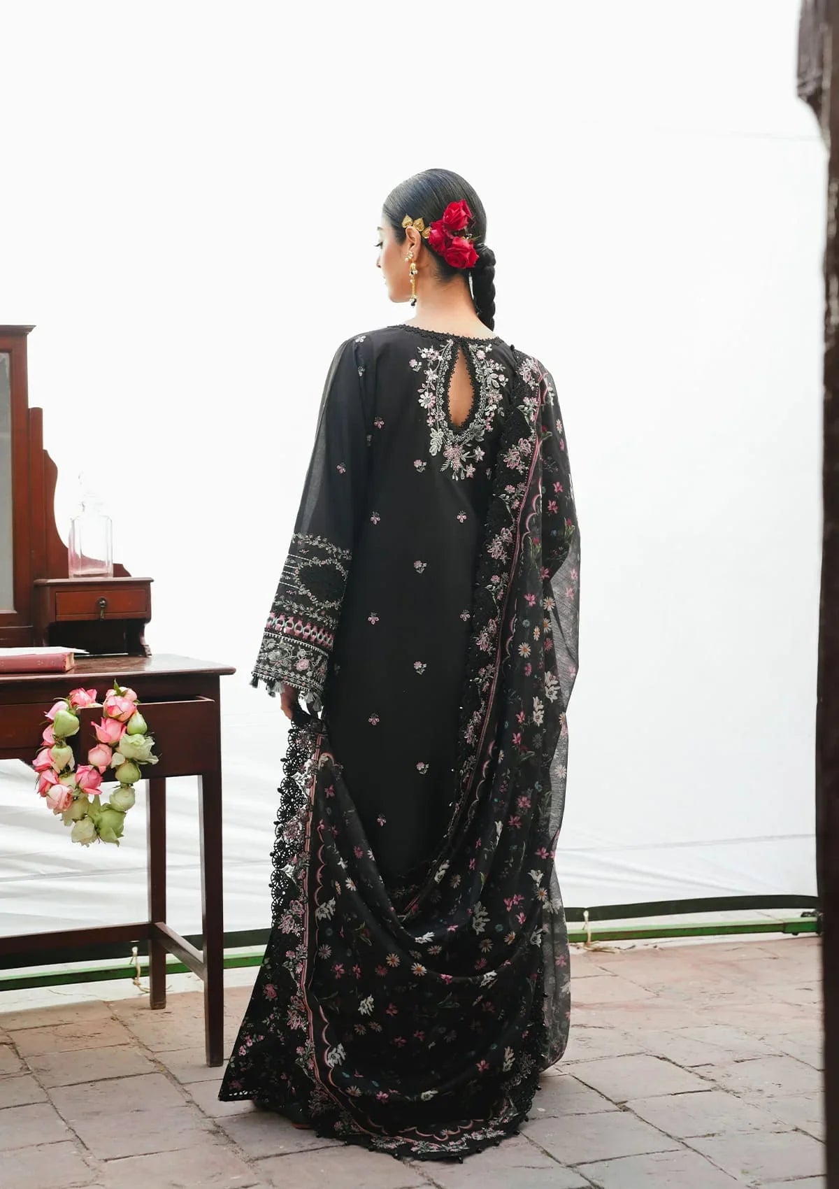 KAHF Ek Fasana Luxury Lawn Unstitched Collection 2026 | KLB-3B SIYAARA - Mirha Fashion