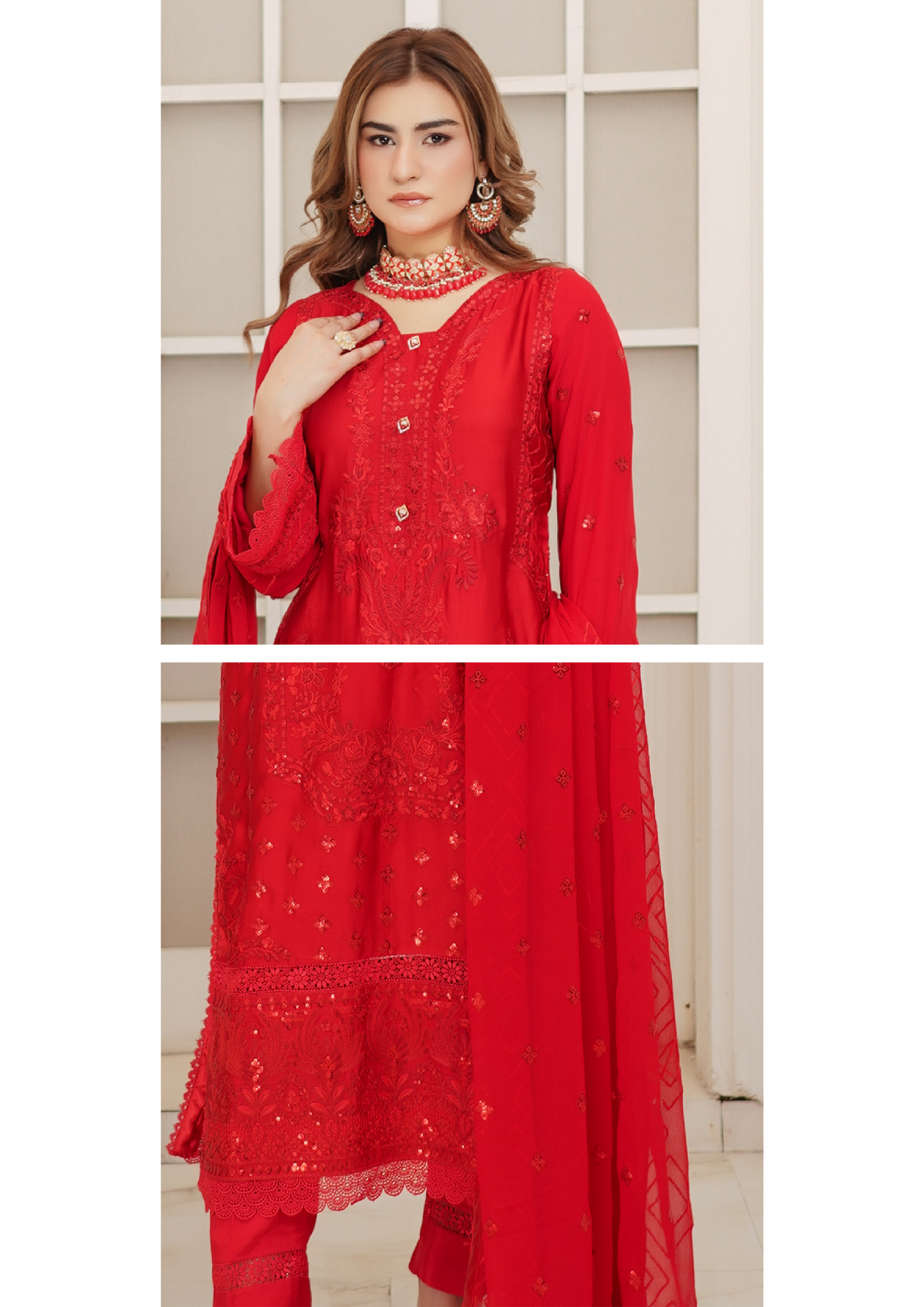 Agha Noor Silk Ready to Wear Collection Nov-2025 | Red