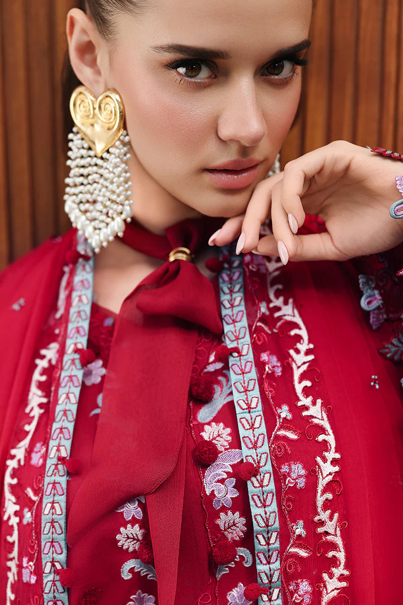 Qalamkar Chikankari Eid Edit Unstitched Collection 2026 | RUBY - Mirha Fashion