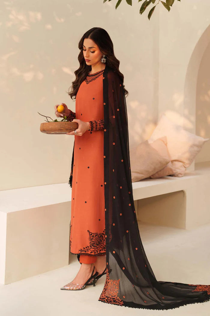 Zarif Exclusive Tabeer the Silk Edit Unstitched Collection 2026 | 05 SANGRIA - Mirha Fashion