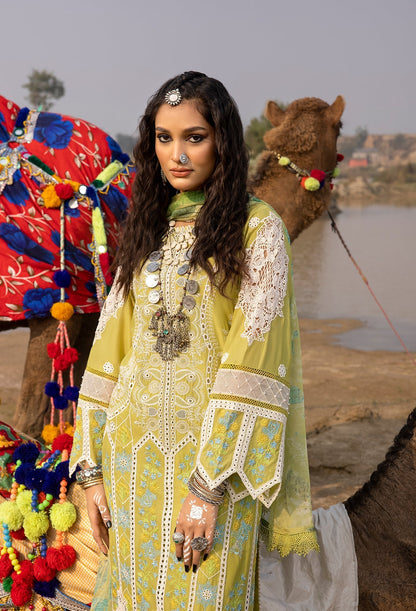 Adan Libaas Lawn By Hafsa Zia ADL101 -5522 - Mirha Fashion