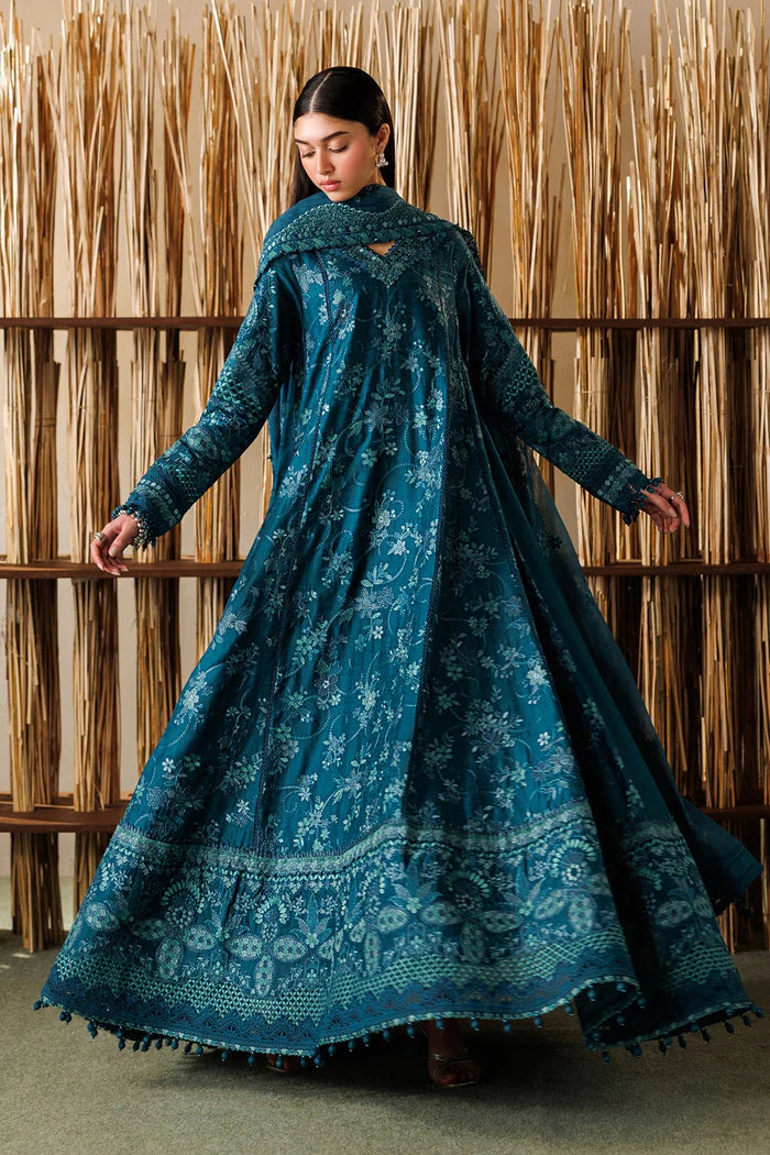 Baroque Eid Luxury Lawn Unstitched Collection 2026 | EL26-D04 - Mirha Fashion