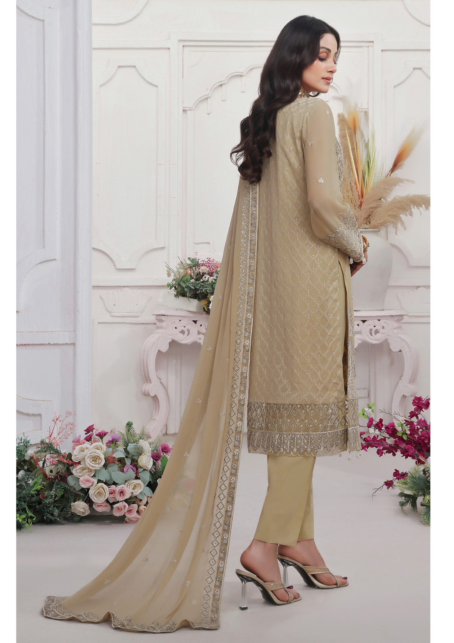 Soghat Creation chiffon  | Florum Design 01