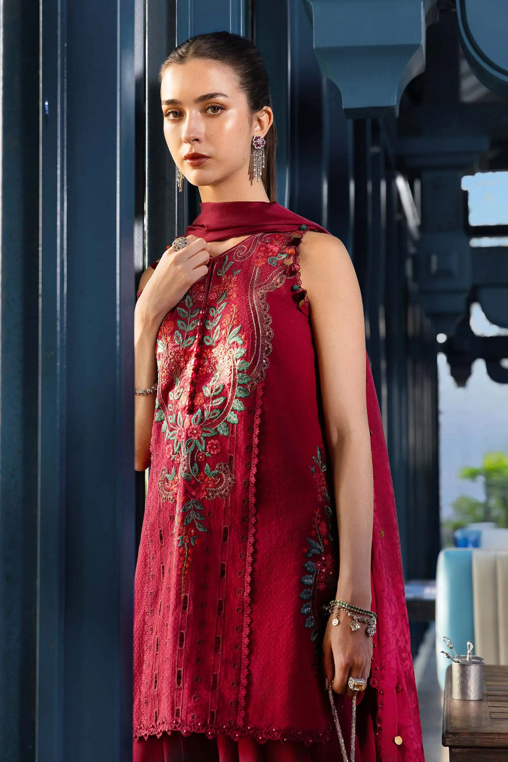 Maria B Luxury Lawn Eid Vol-26 Unstitched Collection 2026 | D05 - Mirha Fashion