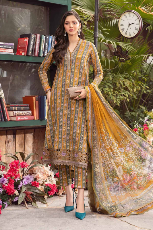 Maria.B M-prints Lawn Collection 2024 Volume - 21  | 7-A