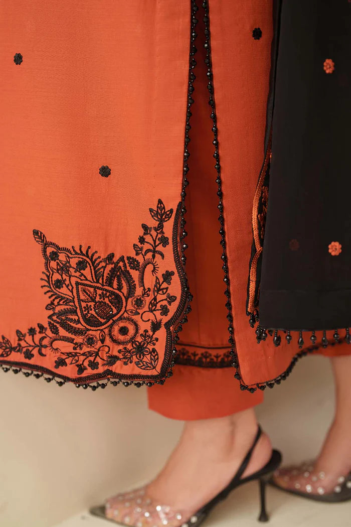 Zarif Exclusive Tabeer the Silk Edit Unstitched Collection 2026 | 05 SANGRIA - Mirha Fashion