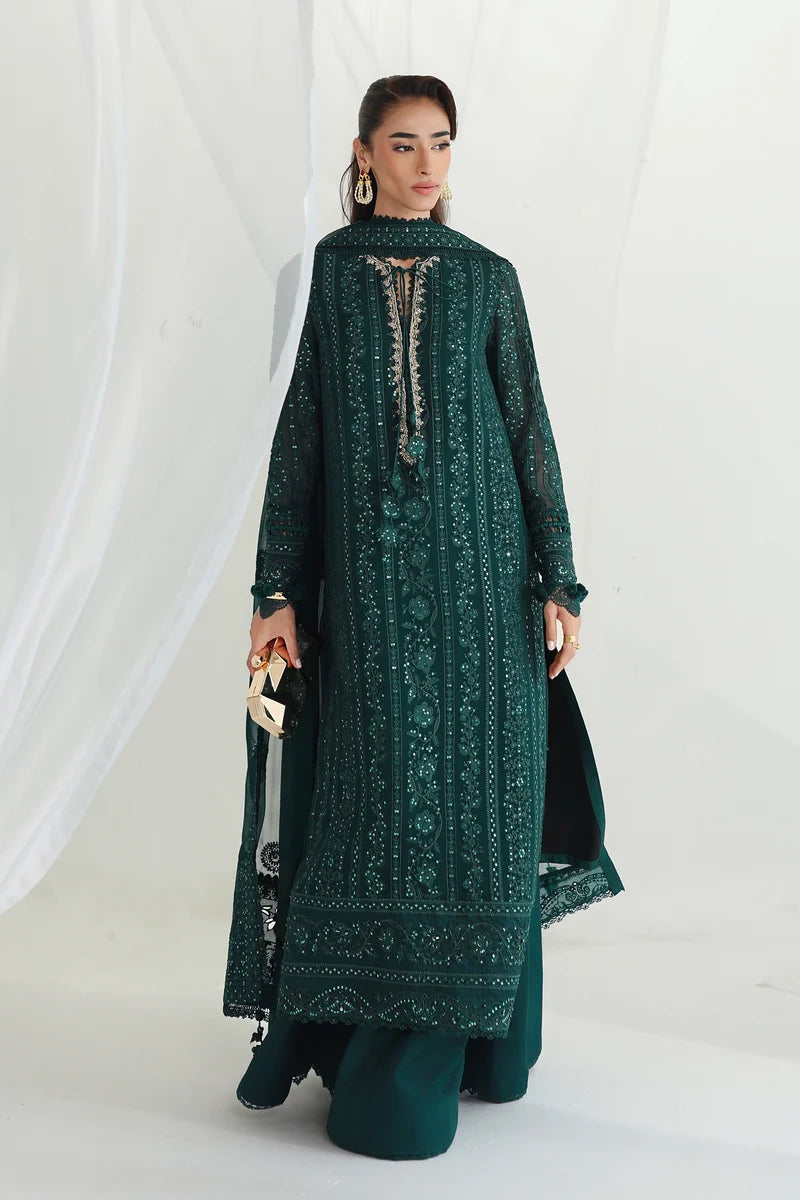 Qalamkar Luxury Chiffon Unstitched Collection | QCC-05 JANAAN