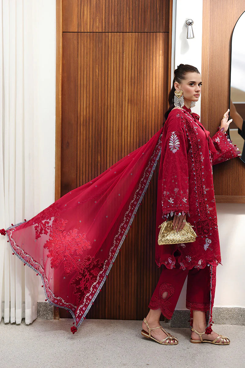 Qalamkar Chikankari Eid Edit Unstitched Collection 2026 | RUBY - Mirha Fashion