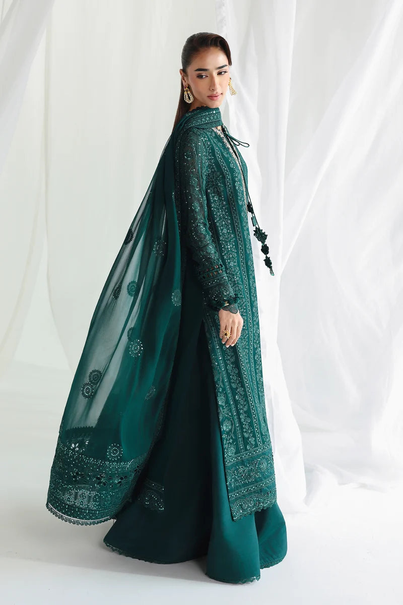 Qalamkar Luxury Chiffon Unstitched Collection | QCC-05 JANAAN