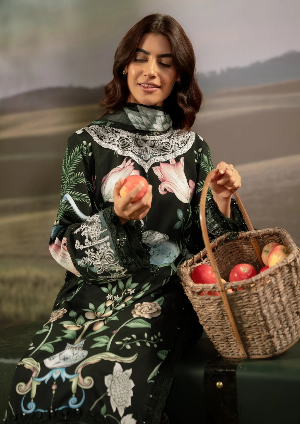 Maria B. MBasic Fall 2025 Collection – 3 Piece Unstitched Suit | 04A