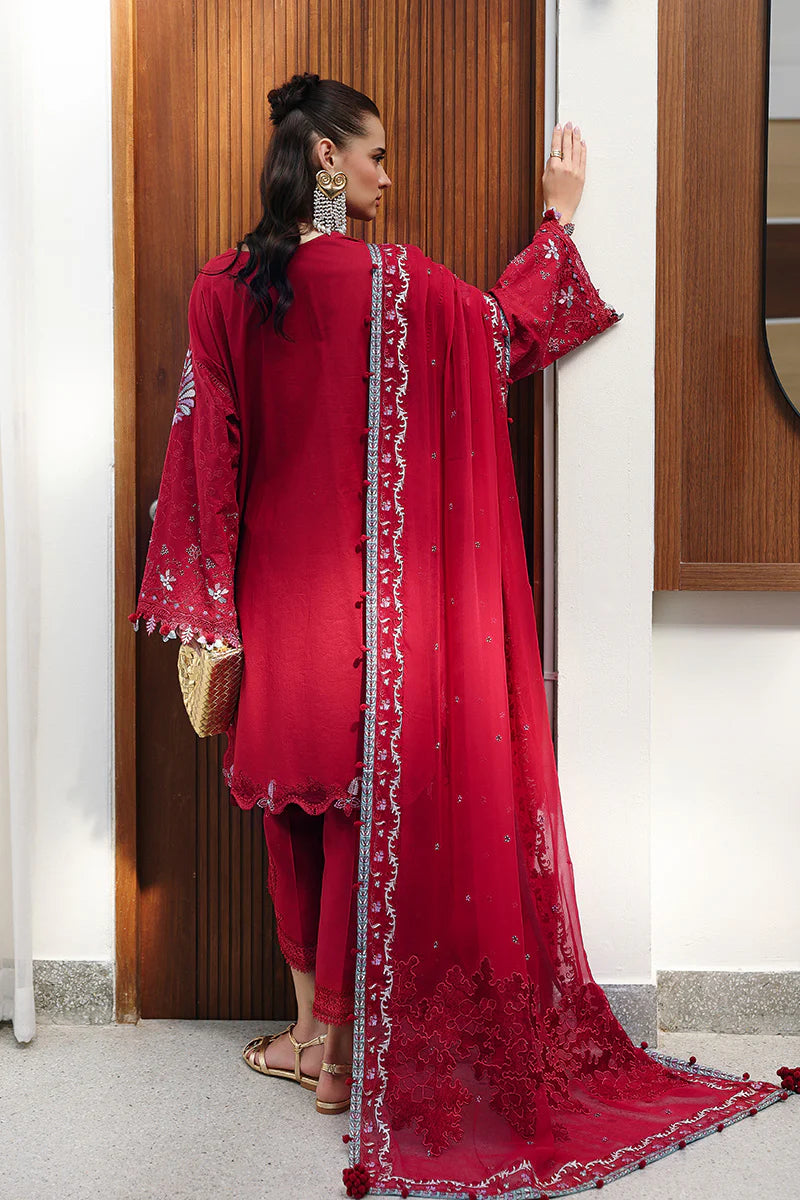 Qalamkar Chikankari Eid Edit Unstitched Collection 2026 | RUBY - Mirha Fashion