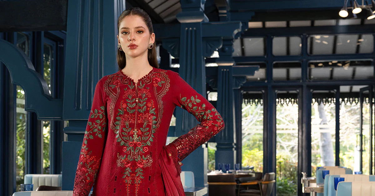 Maria B Luxury Lawn Eid Vol-26 Unstitched Collection 2026 | D05 - Mirha Fashion