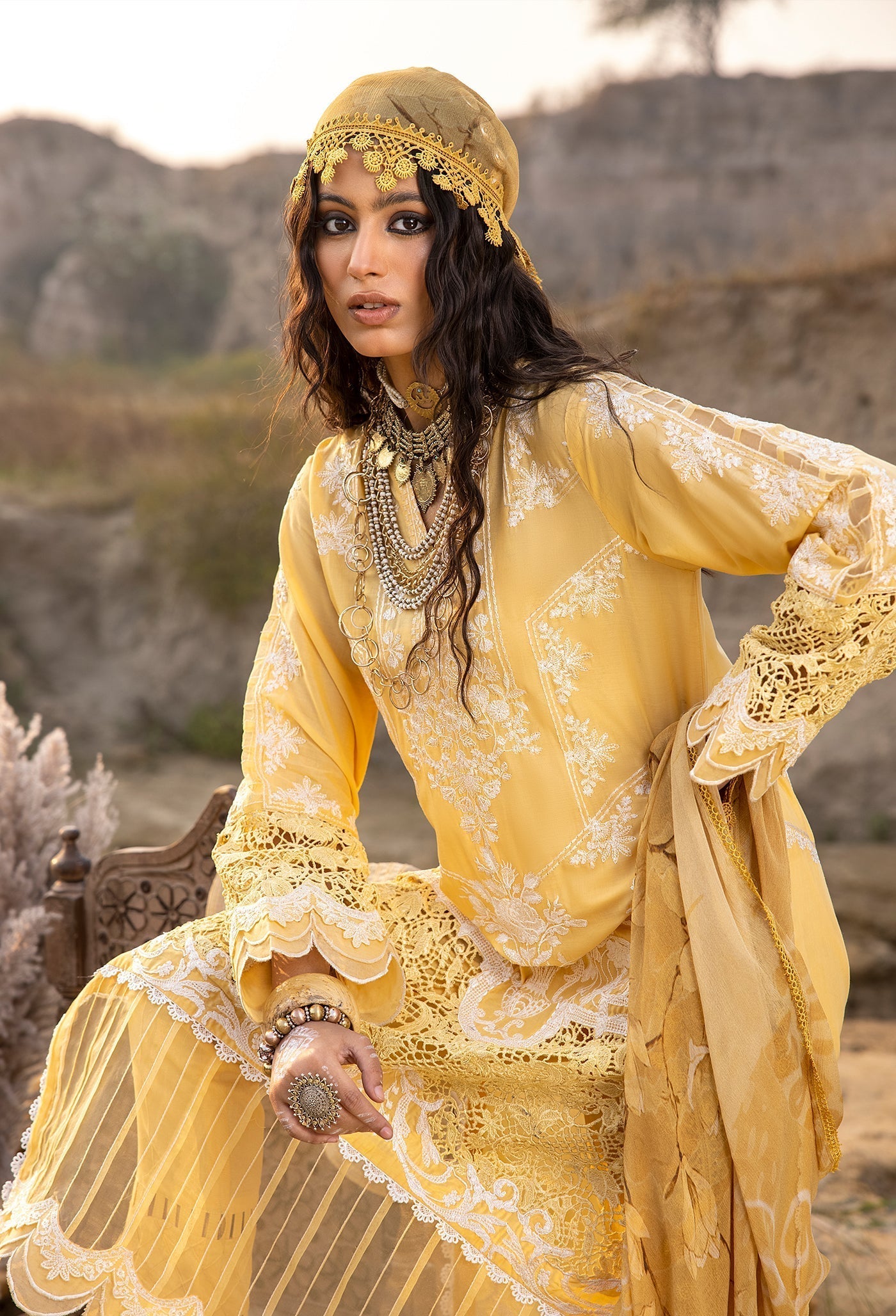 Adan Libaas Lawn By Hafsa Zia ADL101 -5525 - Mirha Fashion