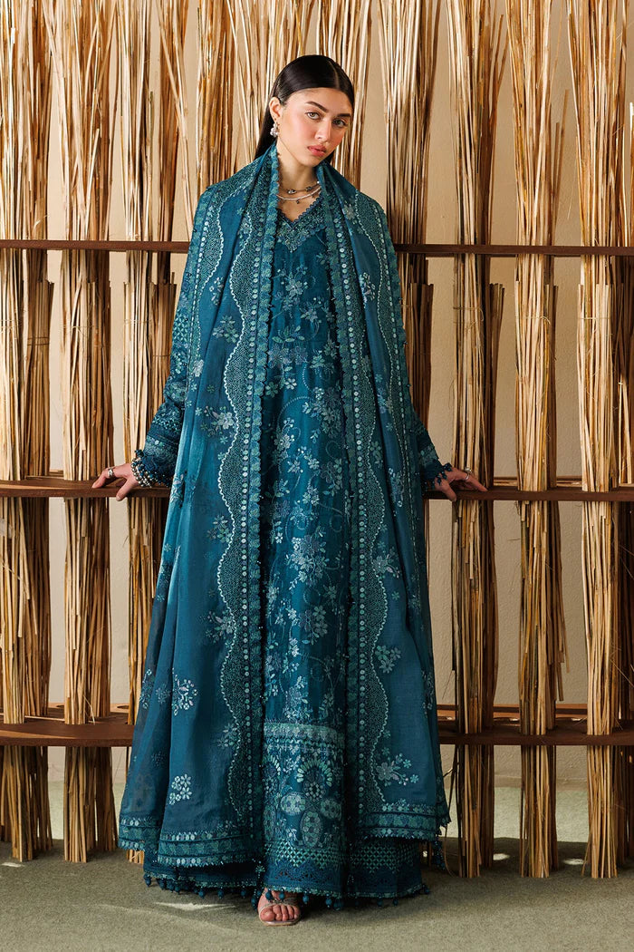 Baroque Eid Luxury Lawn Unstitched Collection 2026 | EL26-D04 - Mirha Fashion
