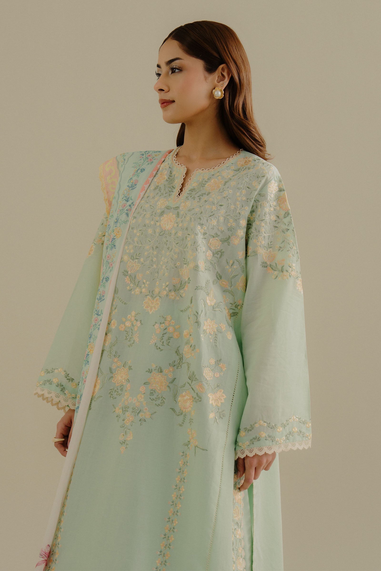 Coco Lawn Drop 2 Embroidered Eid Collection 2025 | Velin-7A