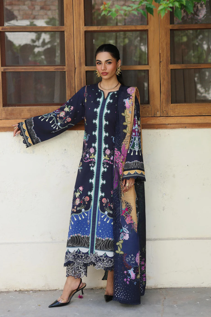 Qalamkar Qprints Winter 3PCS Unstitched Collection 2025 QW 04 A | Allan