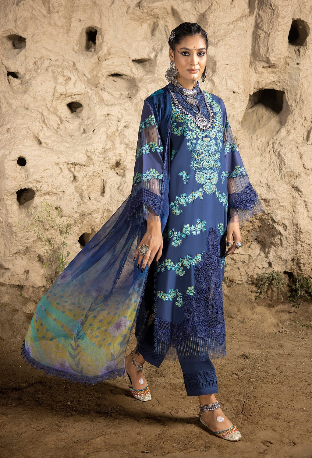 Adan Libaas Lawn By Hafsa Zia ADL101 -5531 - Mirha Fashion