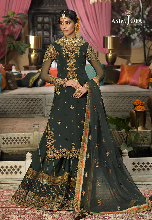 Asim Jofa Rasum Embroidered Wedding Collection 2022 | AJR-10 - Mirha Fashion
