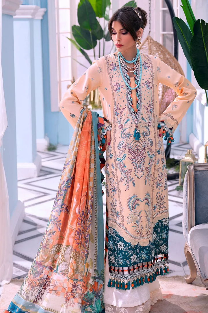 Anaya By Kiran Chaudhry Afsana Luxury Festive Lawn | Natasha - Mirha Fashion