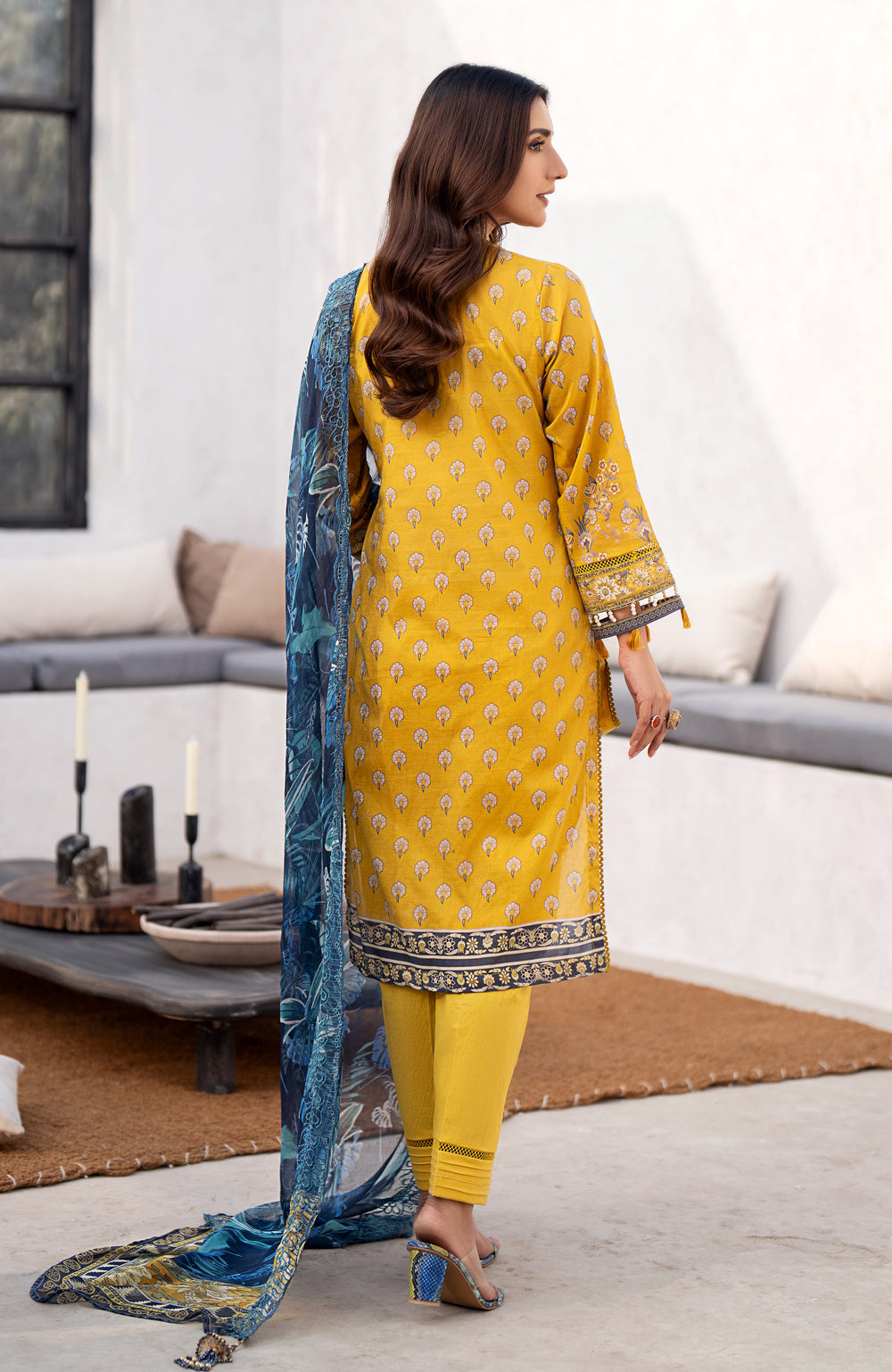 AL Zohaib Sunshine Bloom Embroidered Cutwork | SBC-004