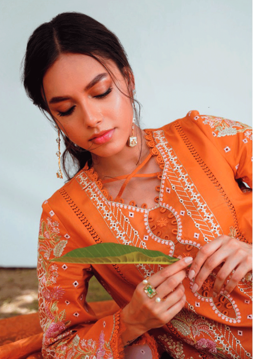 Qlinekari Lawn Collection 2023 by Qalamkar  | Alania - Mirha Fashion