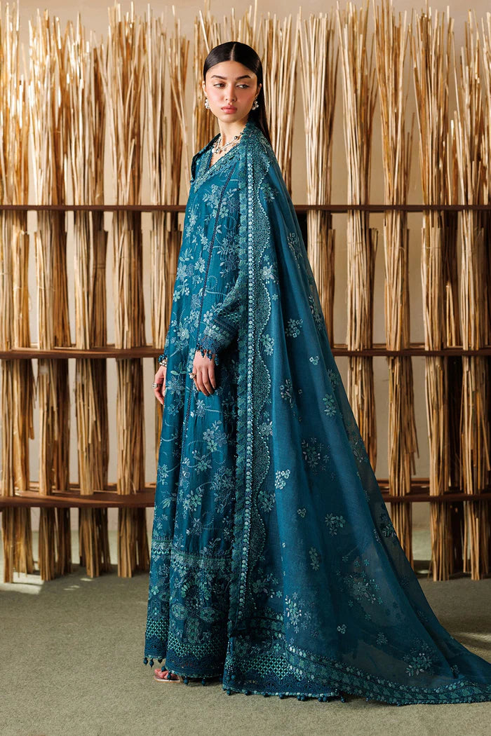 Baroque Eid Luxury Lawn Unstitched Collection 2026 | EL26-D04 - Mirha Fashion