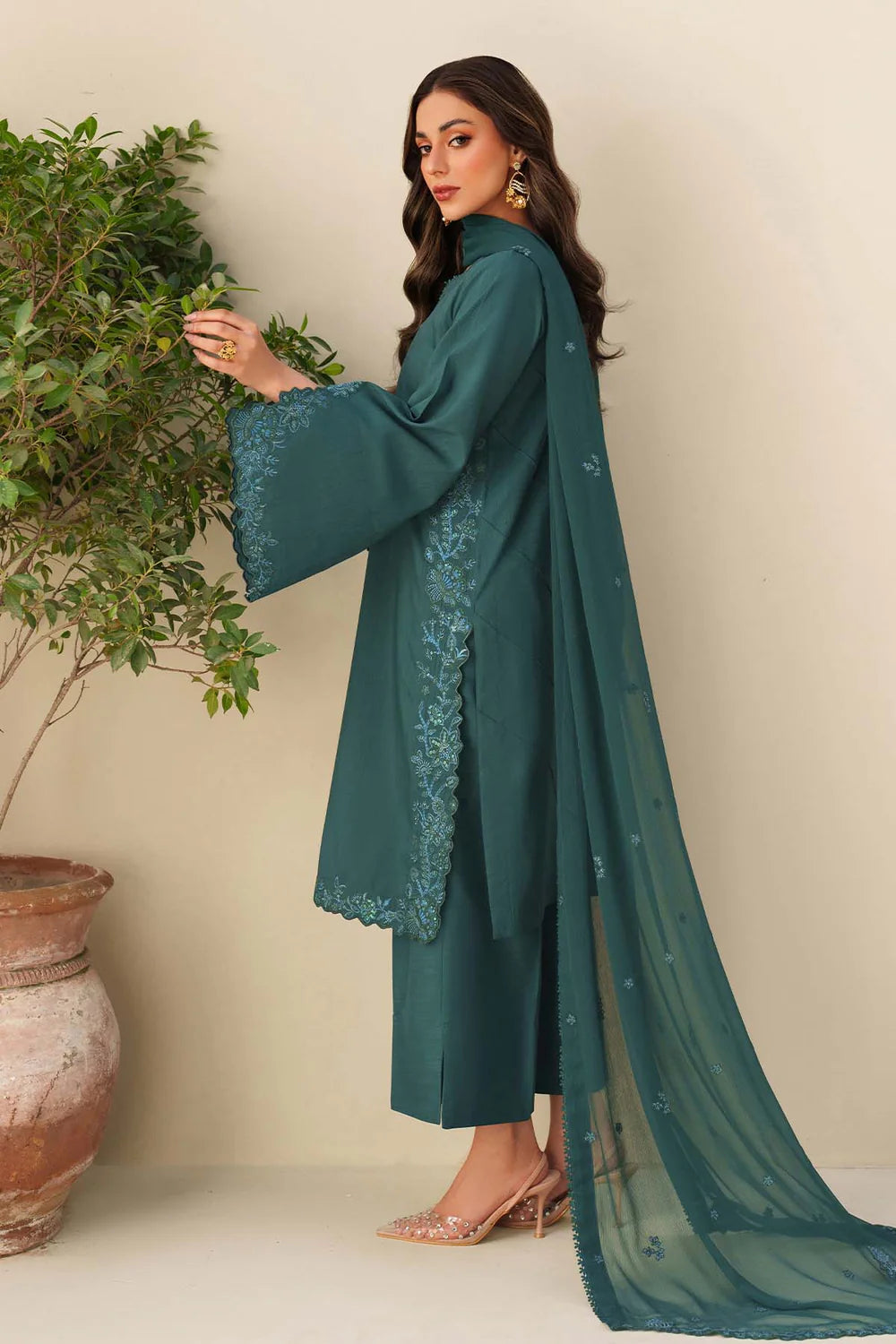 Zarif Exclusive Tabeer the Silk Edit Unstitched Collection 2026 | 07 SAWERA - Mirha Fashion
