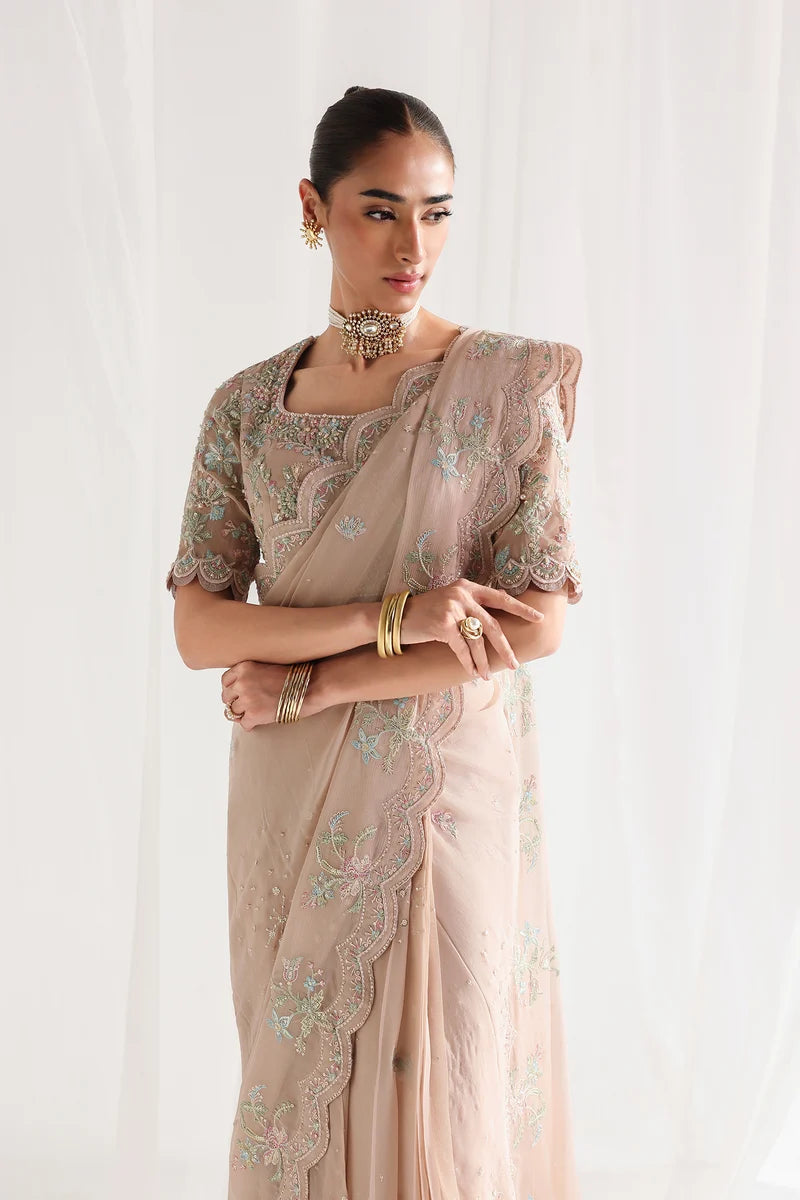 Qalamkar Luxury Chiffon Unstitched Collection | QCC-04 NOVERA
