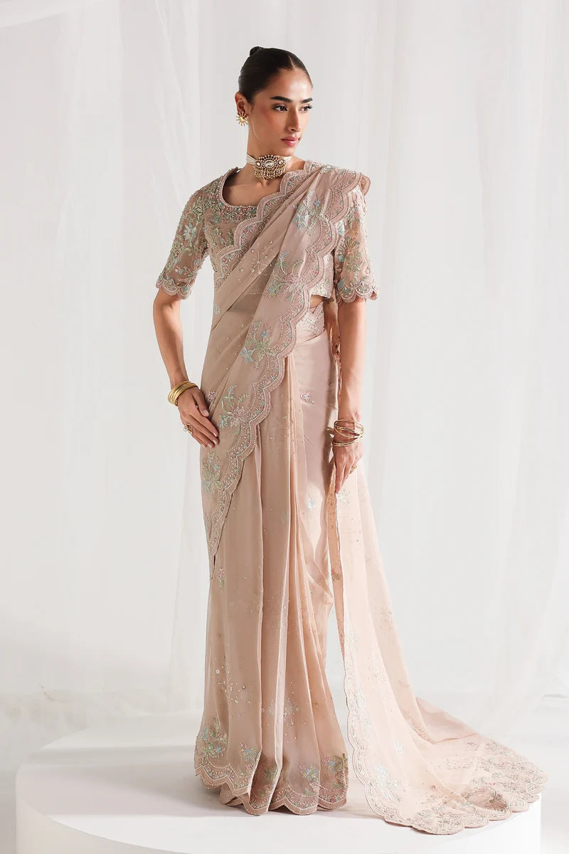 Qalamkar Luxury Chiffon Unstitched Collection | QCC-04 NOVERA
