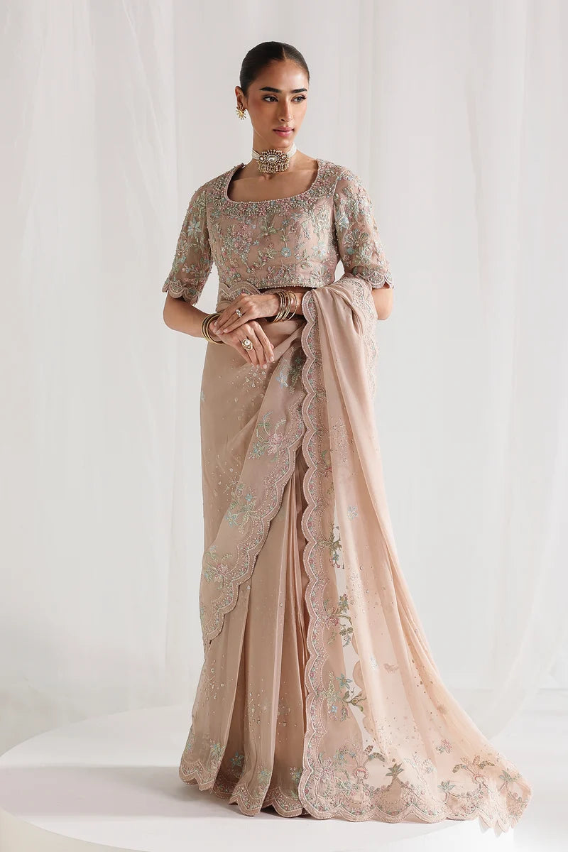 Qalamkar Luxury Chiffon Unstitched Collection | QCC-04 NOVERA