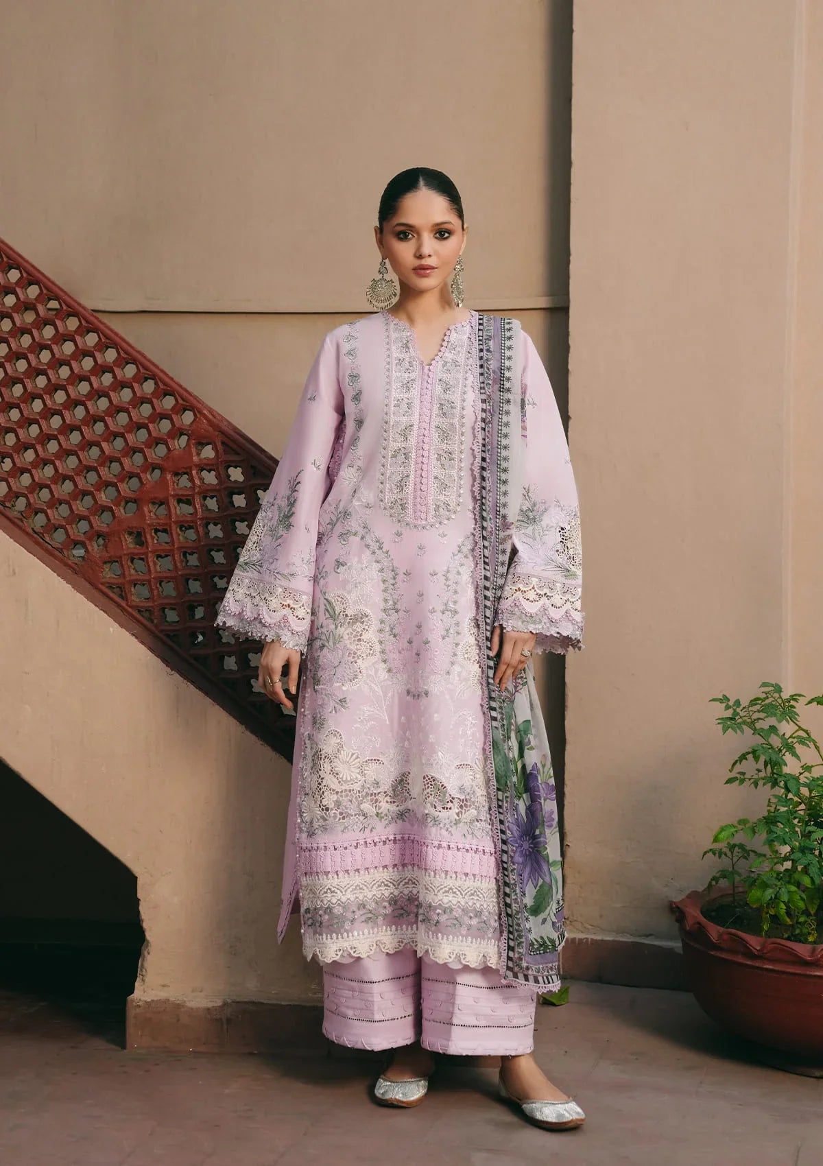 KAHF Ek Fasana Luxury Lawn Unstitched Collection 2026 | KLB-4A MEHAK - Mirha Fashion
