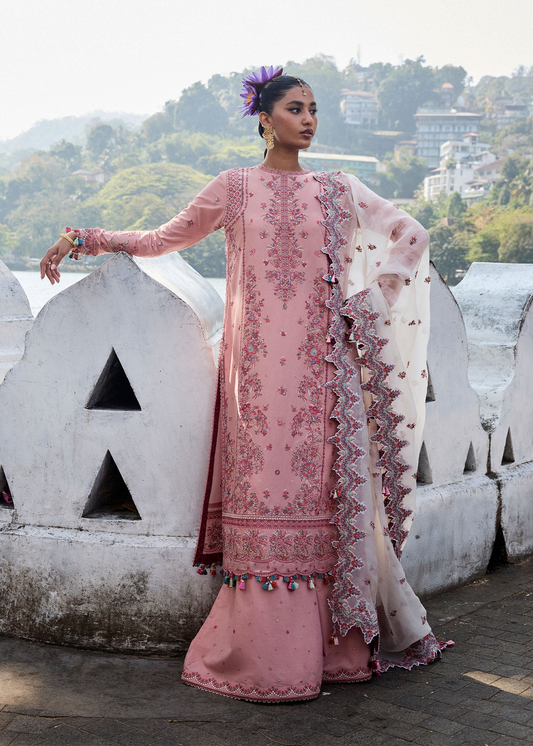 Hussain Rehar SS Unstitched Luxury Lawn 2025 |Peaar