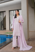 Agha Noor Shein Chiffon Ready to Wear Collection 2026 | Light Purpal