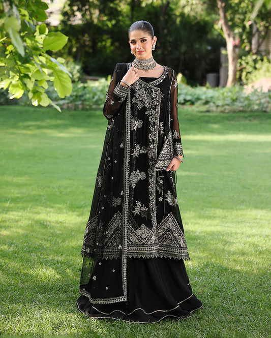 Roheenaz Aangan Chiffon Unstitched Collection 25 RUNCH250101 | Zyrah