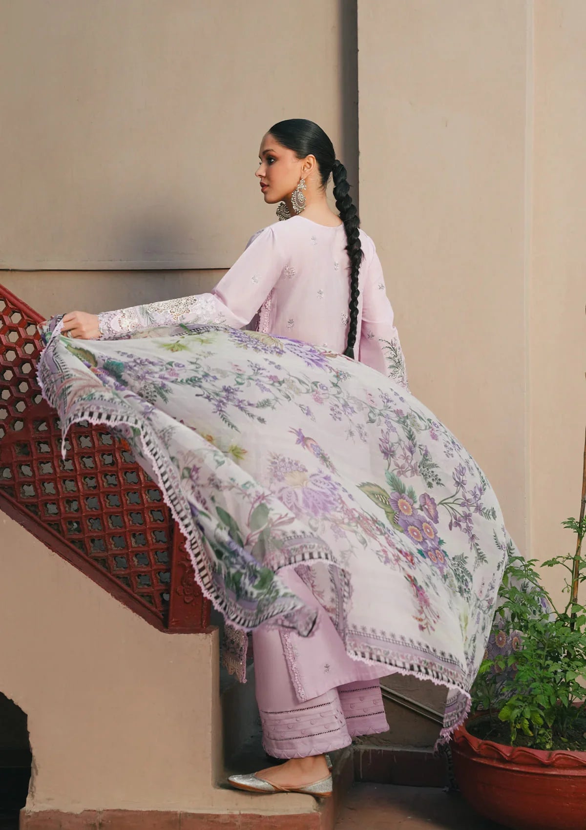 KAHF Ek Fasana Luxury Lawn Unstitched Collection 2026 | KLB-4A MEHAK - Mirha Fashion
