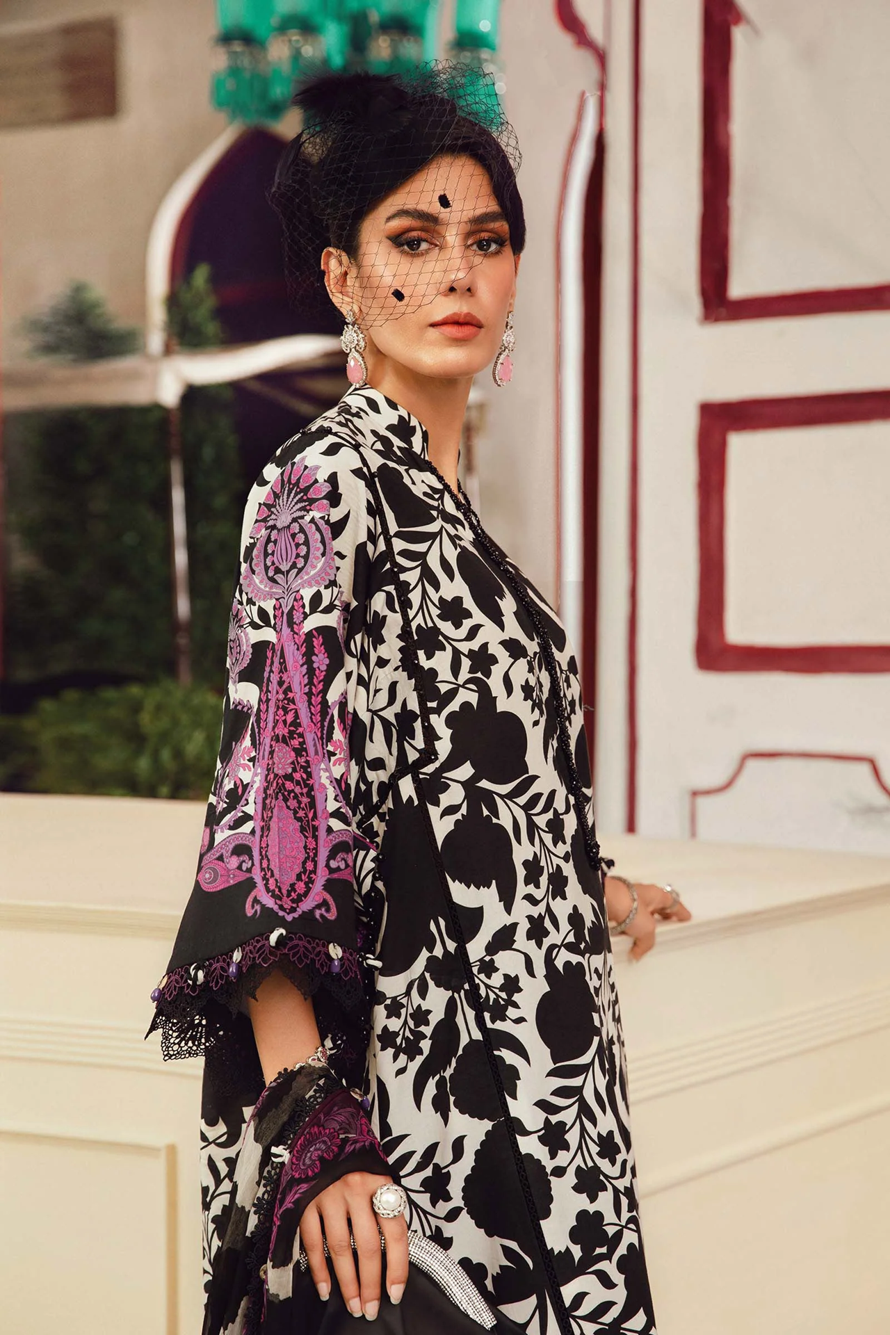 Maria B Mprints Fall Edit 3 PCS Unstitched 2025 | 4B