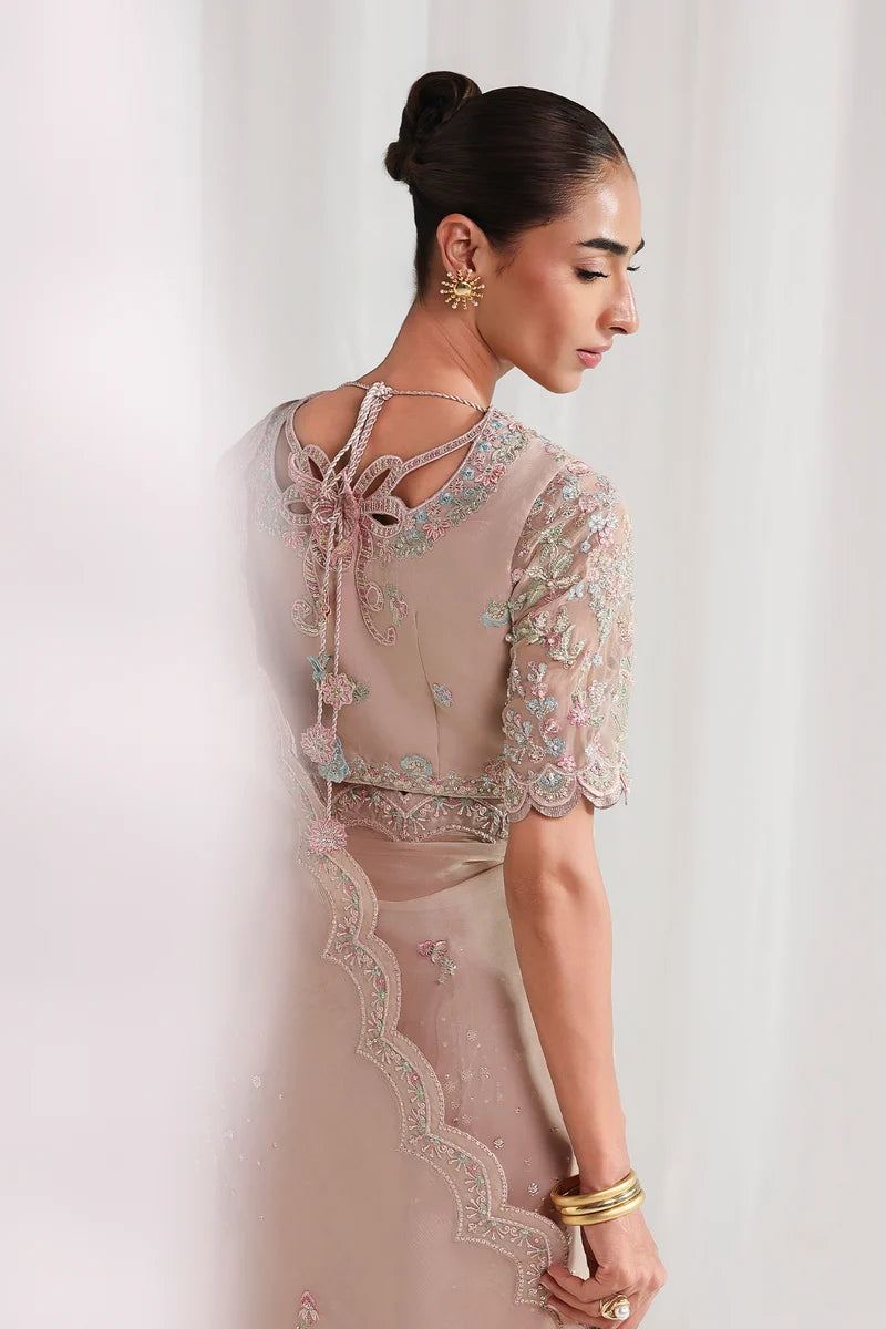 Qalamkar Luxury Chiffon Unstitched Collection | QCC-04 NOVERA