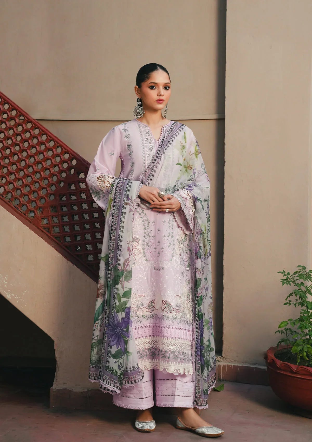 KAHF Ek Fasana Luxury Lawn Unstitched Collection 2026 | KLB-4A MEHAK - Mirha Fashion