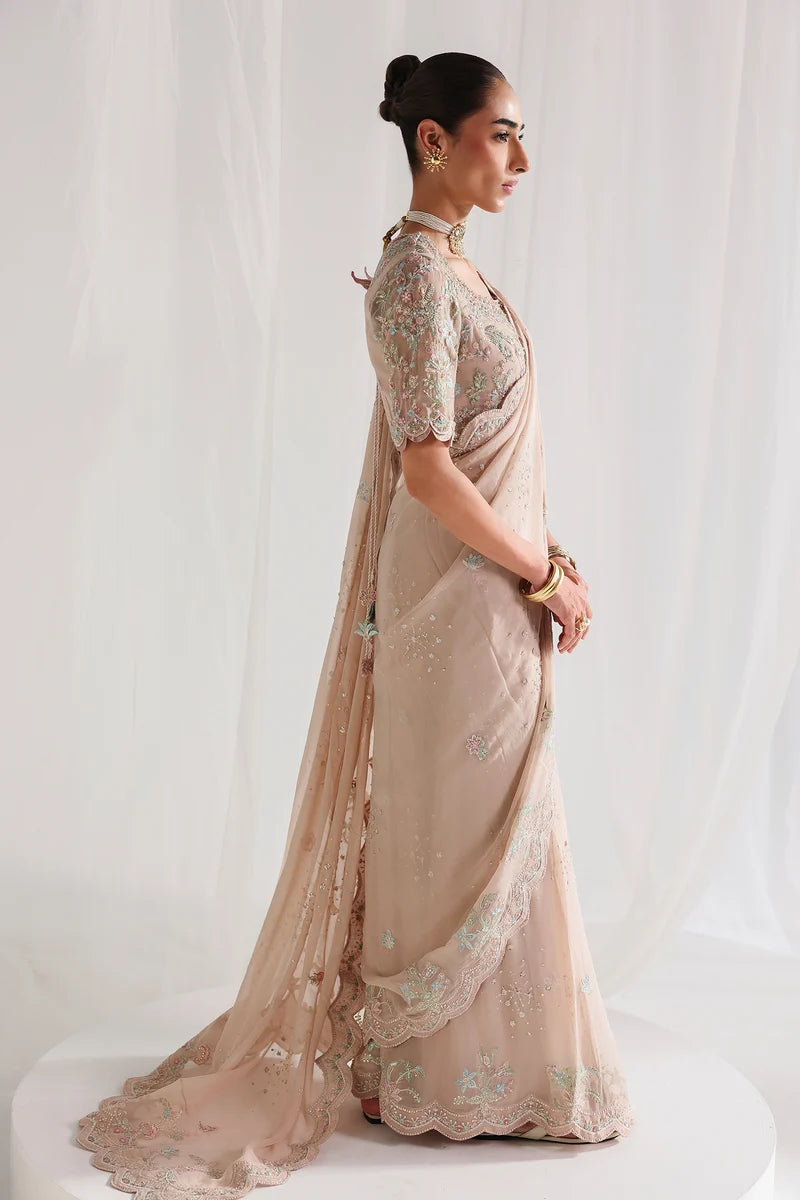 Qalamkar Luxury Chiffon Unstitched Collection | QCC-04 NOVERA
