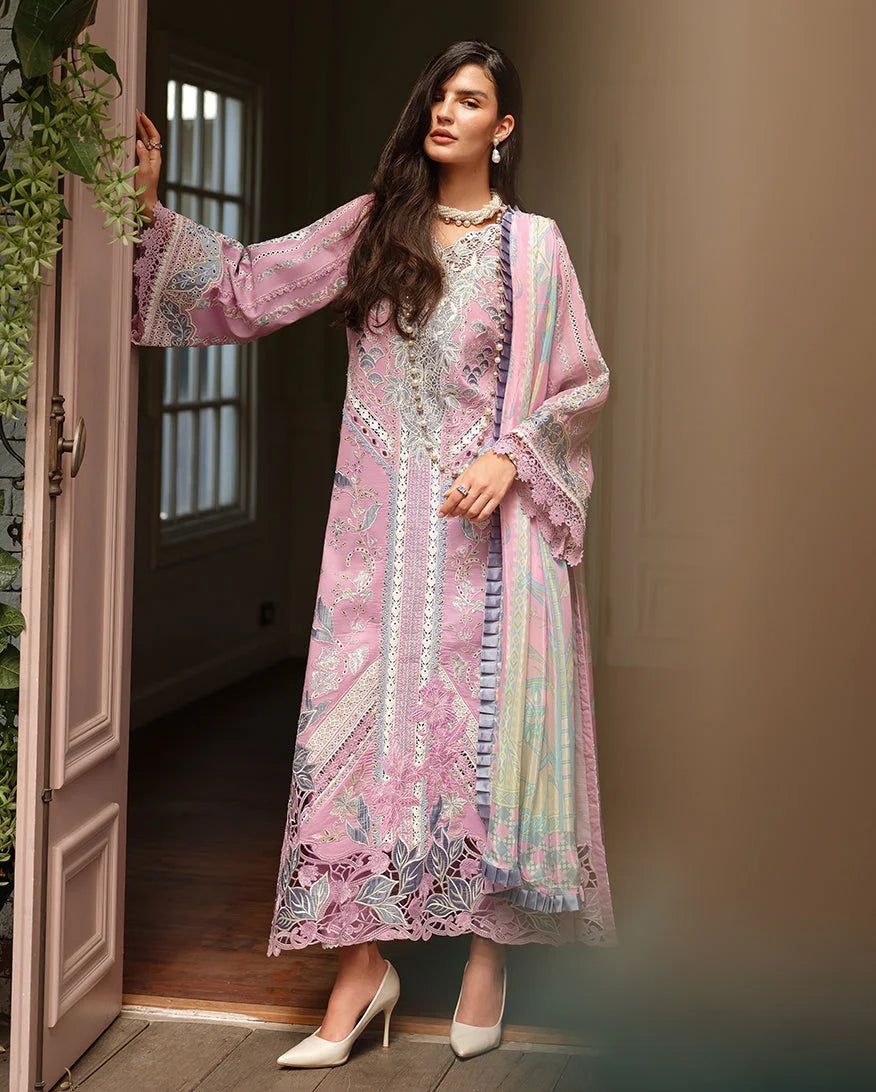 Mushq Amoi Luxury Lawn 3PCS Unstitched Collection 2026 | MUNSS260108 Endless Love