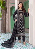 Agha Noor Shehnai Chiffon Ready to Wear Handwork Collection 25 | Black