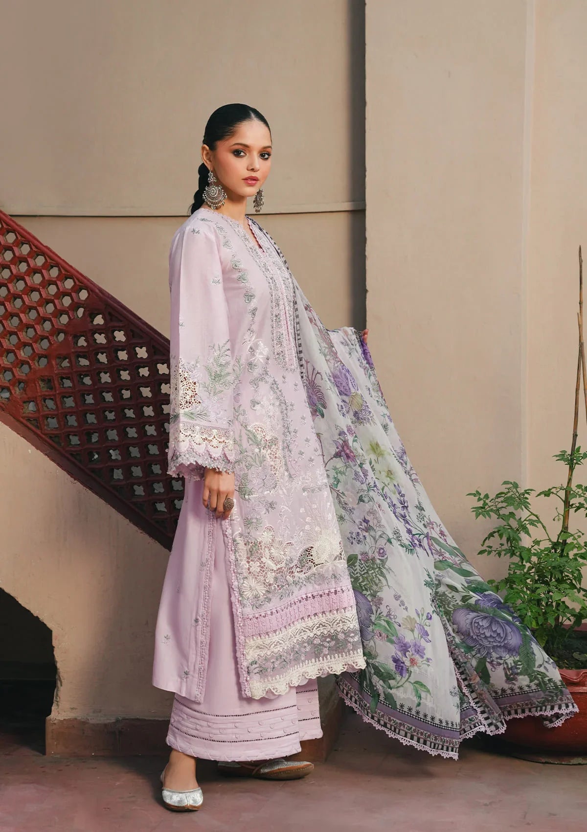 KAHF Ek Fasana Luxury Lawn Unstitched Collection 2026 | KLB-4A MEHAK - Mirha Fashion