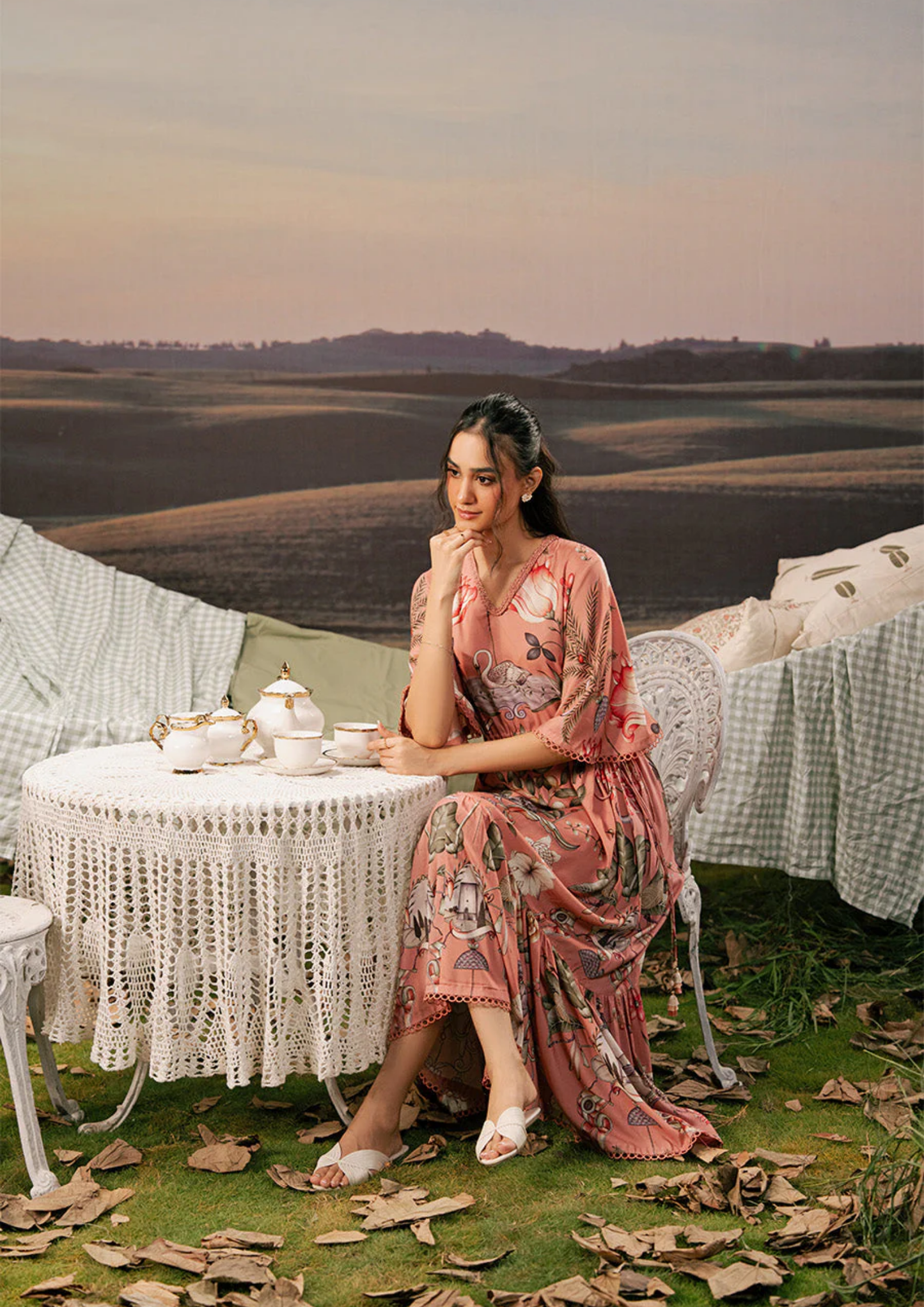 Maria B. MBasic Fall 2025 Collection – 3 Piece Unstitched Suit | 04B