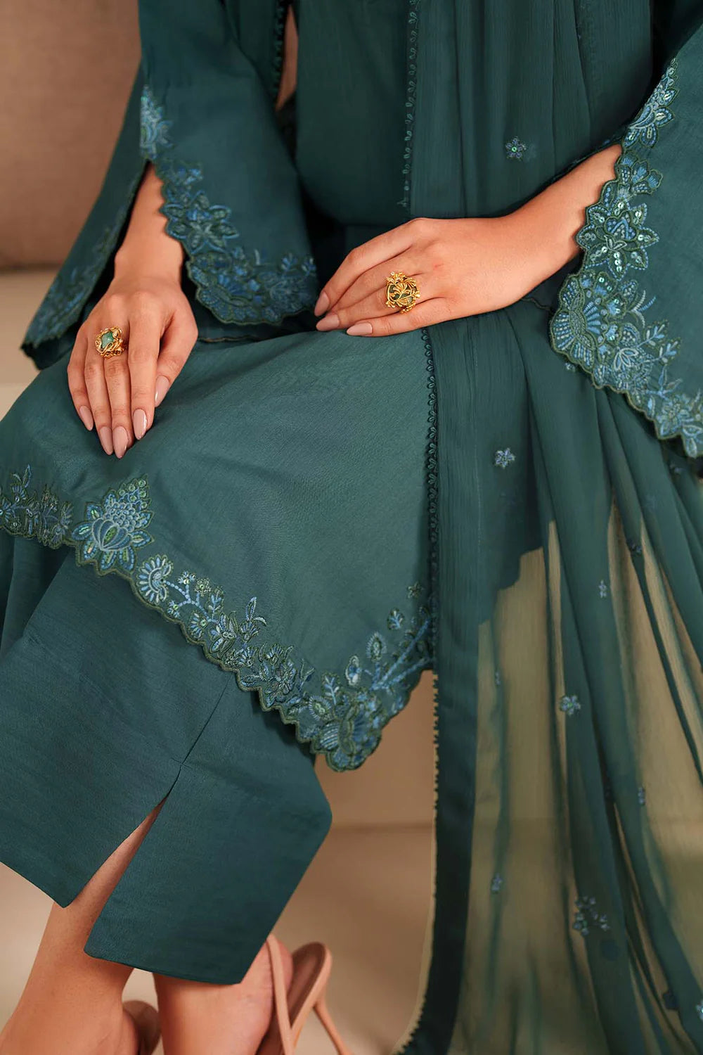 Zarif Exclusive Tabeer the Silk Edit Unstitched Collection 2026 | 07 SAWERA - Mirha Fashion