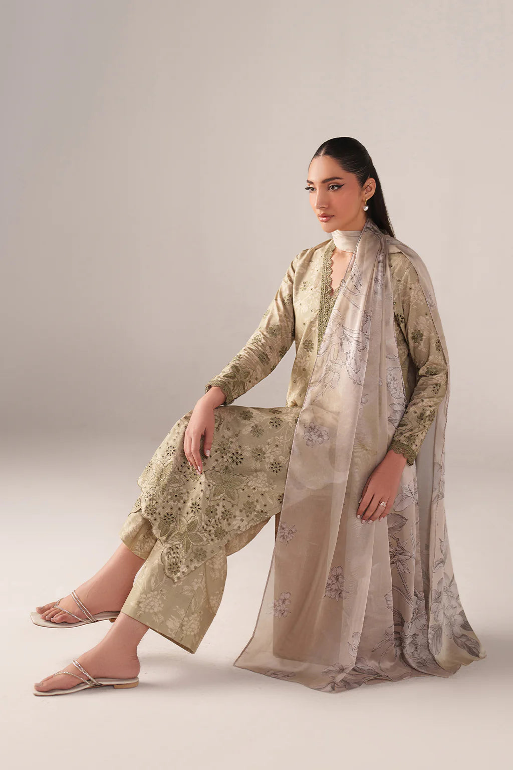 Iznik Spring Summer Unstitched Collection 2026 |SS-07 - Mirha Fashion