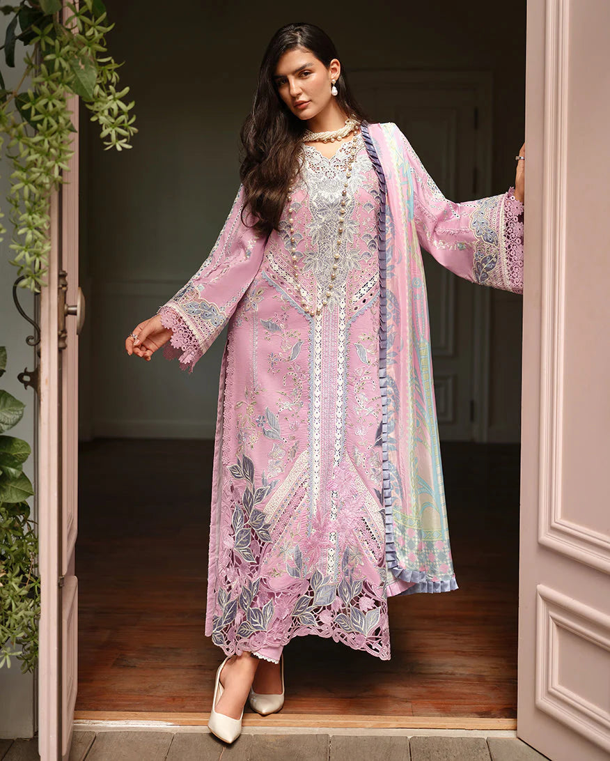 Mushq Amoi Luxury Lawn 3PCS Unstitched Collection 2026 | MUNSS260108 Endless Love